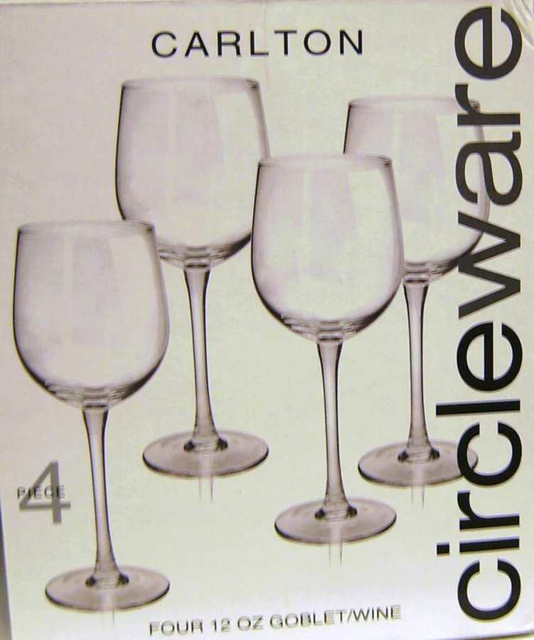 Carlton Water Goblet by Circleware Crystal-1