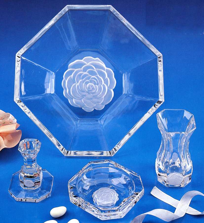 Camelia (Frosted) Centerpiece by Colle-1