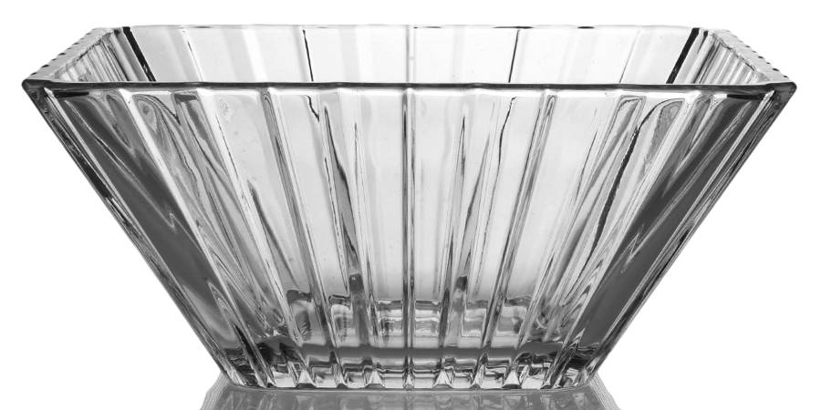 Alexandria Square Salad Bowl by Crystal Clear Industries-1