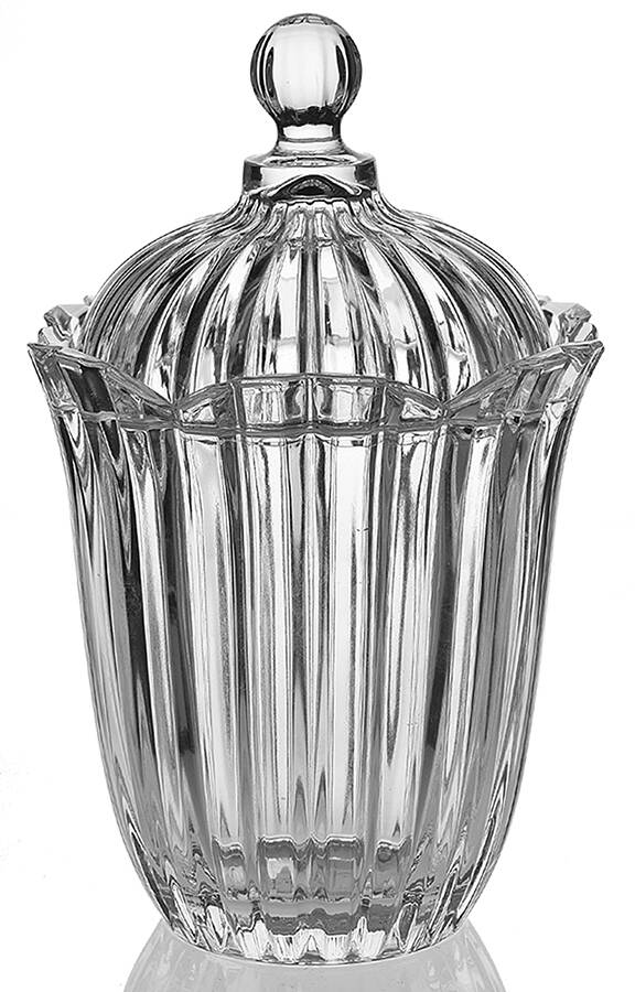 Alexandria 9" Candy Box with Lid by Crystal Clear Industries-1