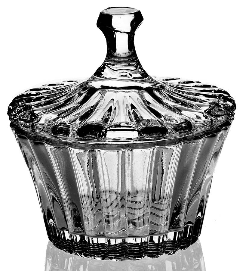 Alexandria Sugar Bowl & Lid by Crystal Clear Industries-1