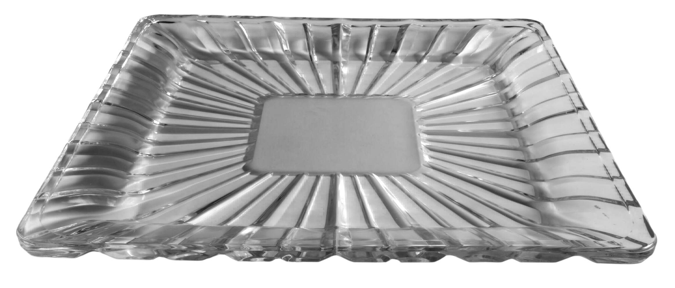 Alexandria 11" Square Serving Tray by Crystal Clear Industries-1