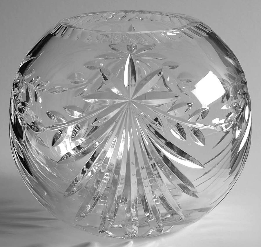 Atrium 6" Rose Bowl by Crystal Clear Industries-1