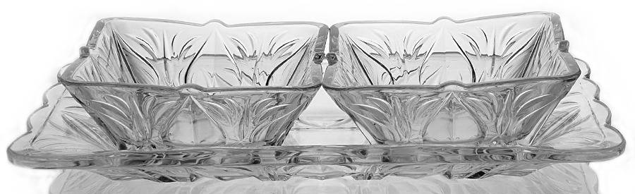 Providence (3 Picce) Serving Set (2 Bowls & Tray) by Crystal Clear Industries-1