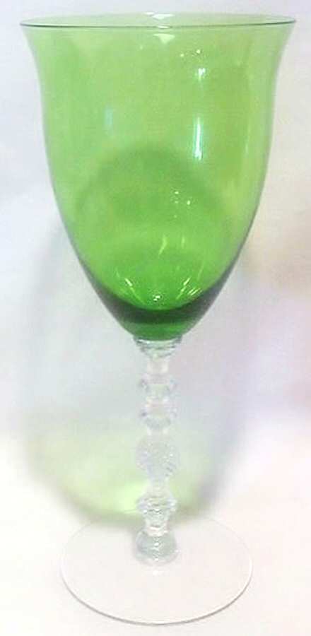 3124 Green Water Goblet by Cambridge-1