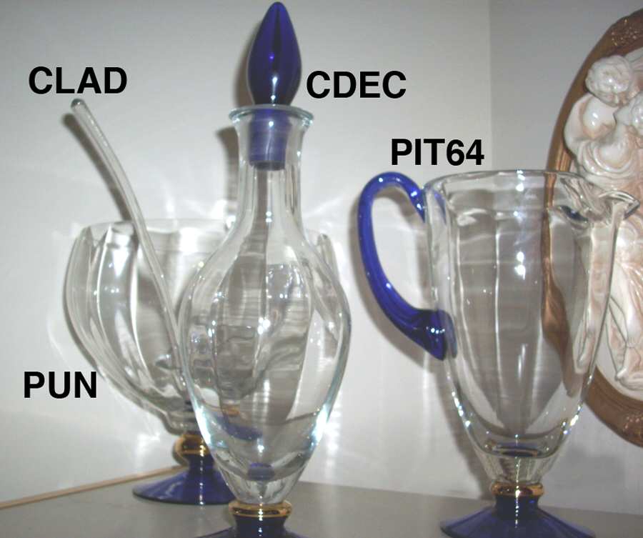 Aegean Gold Decanter & Stopper by Crystal Clear Industries-1