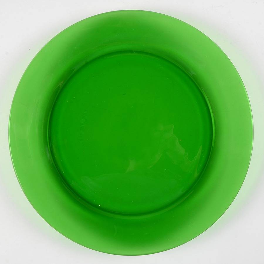 Color Program Emerald Dinner Plate by Cristal D'Arques - Durand-1