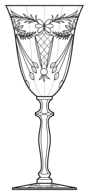 Achilles (Stem 3120) Water Goblet by Cambridge-1
