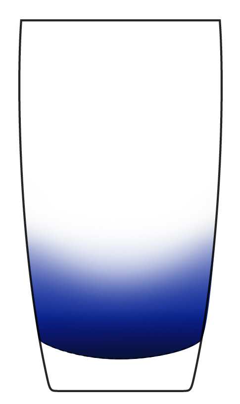 Talia Ombre Highball Glass by The Cellar (Crystal)-1