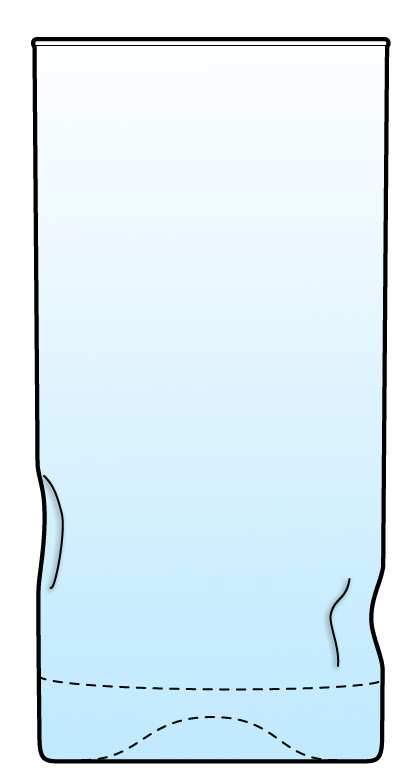 Silhouettes Blue Highball Glass by The Cellar (Crystal)-1