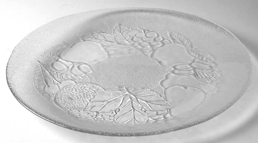 Gourmande Clear Dinner Plate by Cristal D'Arques - Durand-1