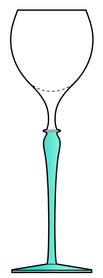 Anna Water Goblet by Cristais Hering-1