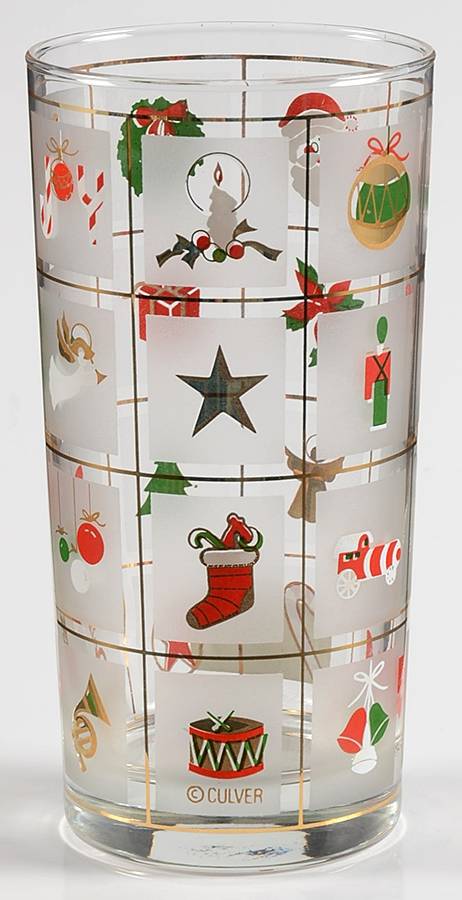 Xmas Potpourri 12 Oz Flat Tumbler by Culver-1