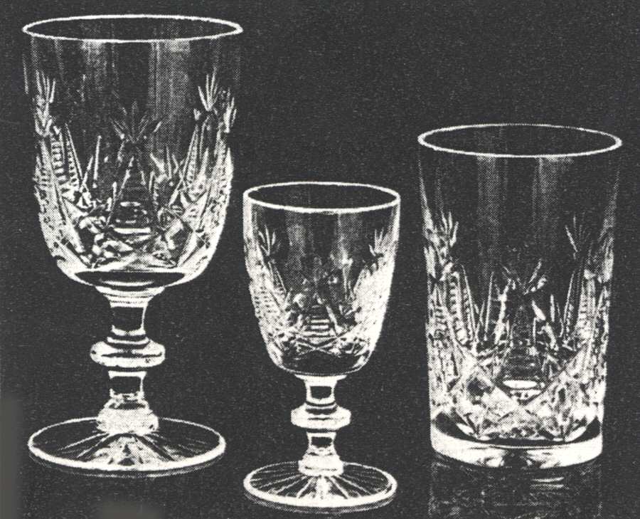 Ascot Water Goblet by Czechoslovakia-1