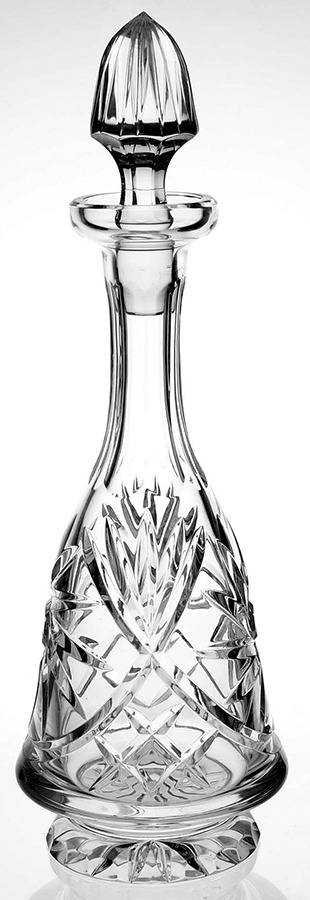 European Modern Decanter & Stopper by Cazlor Crystal-1