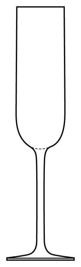 Simplicity Fluted Champagne by Crate & Barrel-1