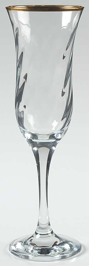 Regent Gold Fluted Champagne by Crystal Clear Industries-1