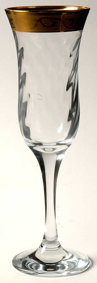 Bastille Collection Fluted Champagne by Circleware Crystal-1
