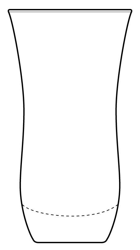 Serene Highball Glass by The Cellar (Crystal)-1