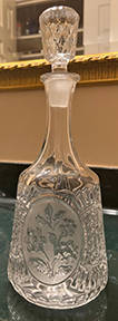 Flora Collection Decanter & Stopper by Crystal Clear Industries-1