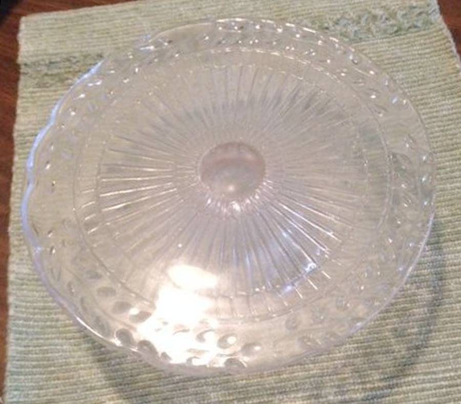 Maison Clear 9" Diameter Pedestal Cake Stand by Circleware Crystal-1