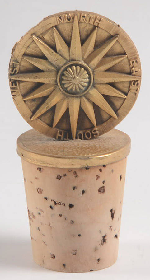 Maps Stopper for Decanter by Cera Glass-1