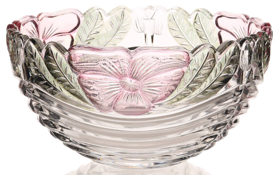Rose Petals (Hand Painted) 6" Round Bowl by Crystal Clear Industries-1