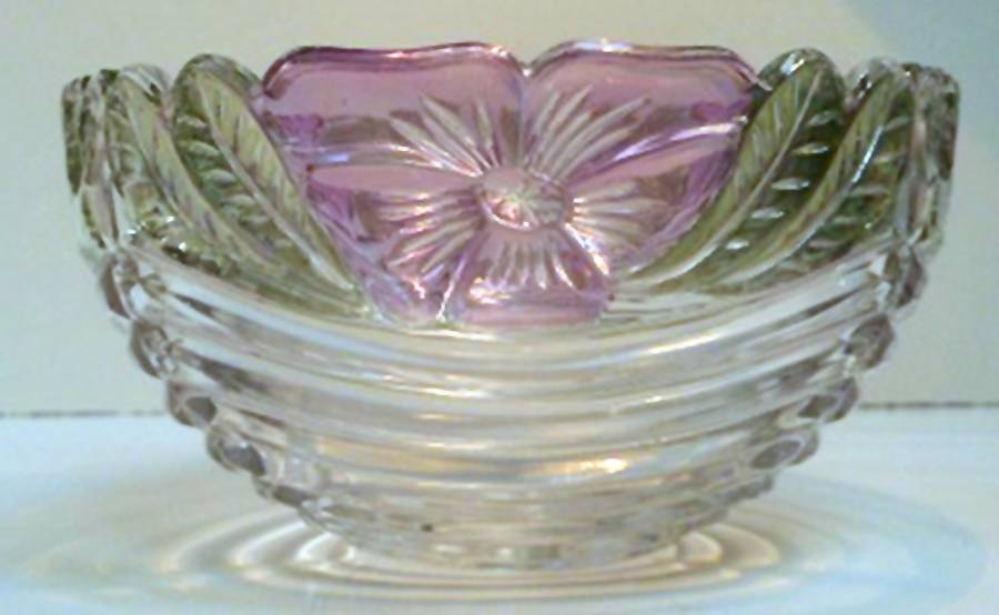 Rose Petals (Hand Painted) 8" Round Bowl by Crystal Clear Industries-1
