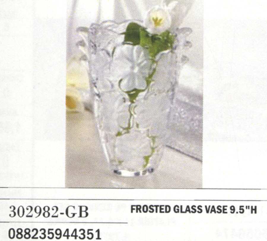 Morning Glory 9" Flower Vase by Crystal Clear Industries-1