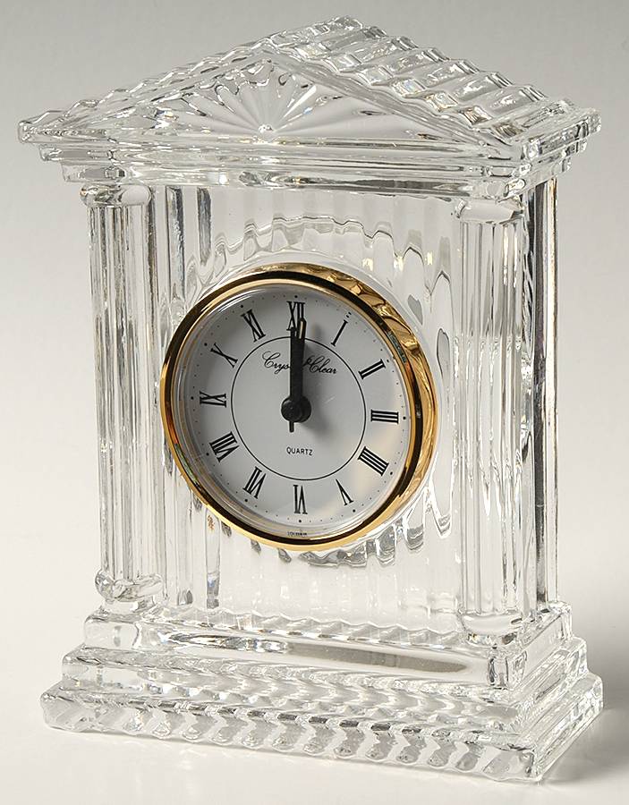 Athena Quartz Clock by Crystal Clear Industries-1