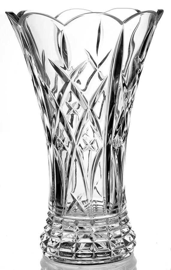 Starlight 11" Flower Vase by Crystal Clear Industries-1