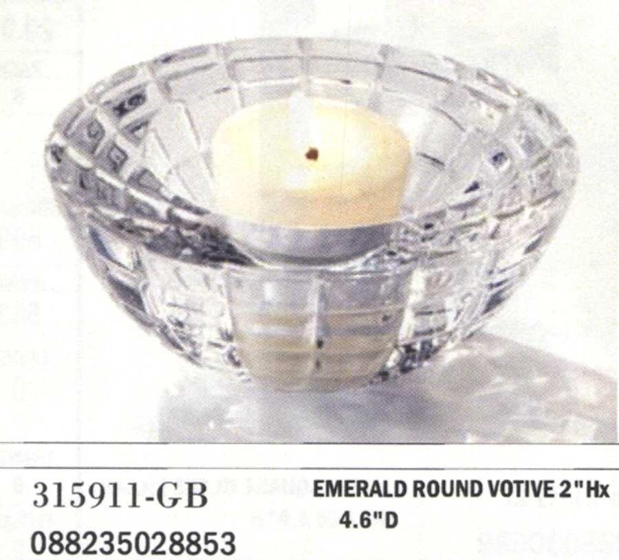 Emerald 2" Votive Candle by Crystal Clear Industries-1