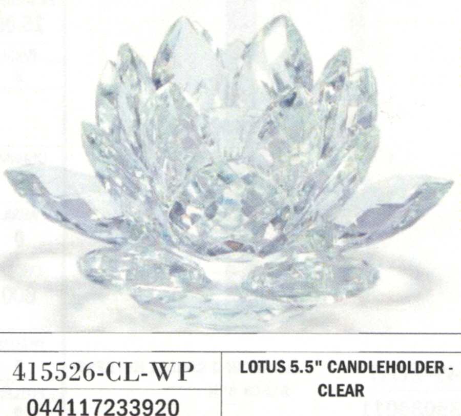 Lotus 3" Candleholder by Crystal Clear Industries-1