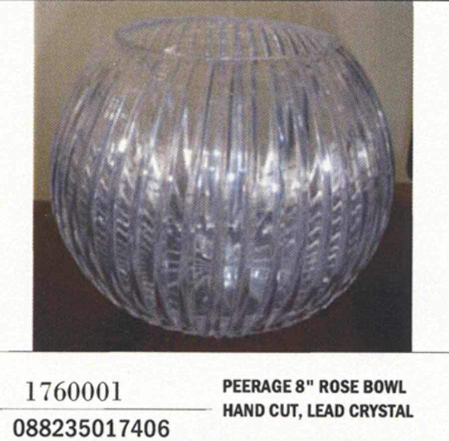 Peerage 8" Rose Bowl by Crystal Clear Industries-1