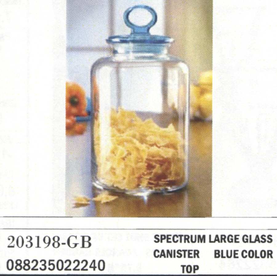 Spectrum Large Canister & Lid by Crystal Clear Industries-1
