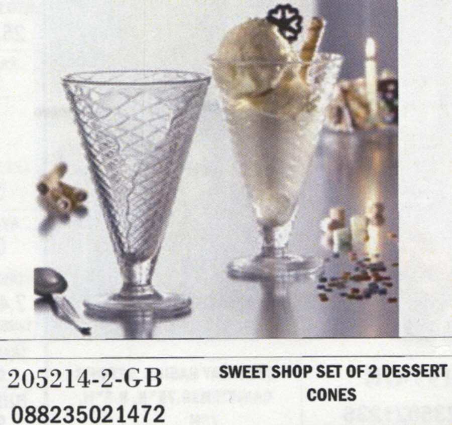 Sweet Shop Sundae Glass by Crystal Clear Industries-1