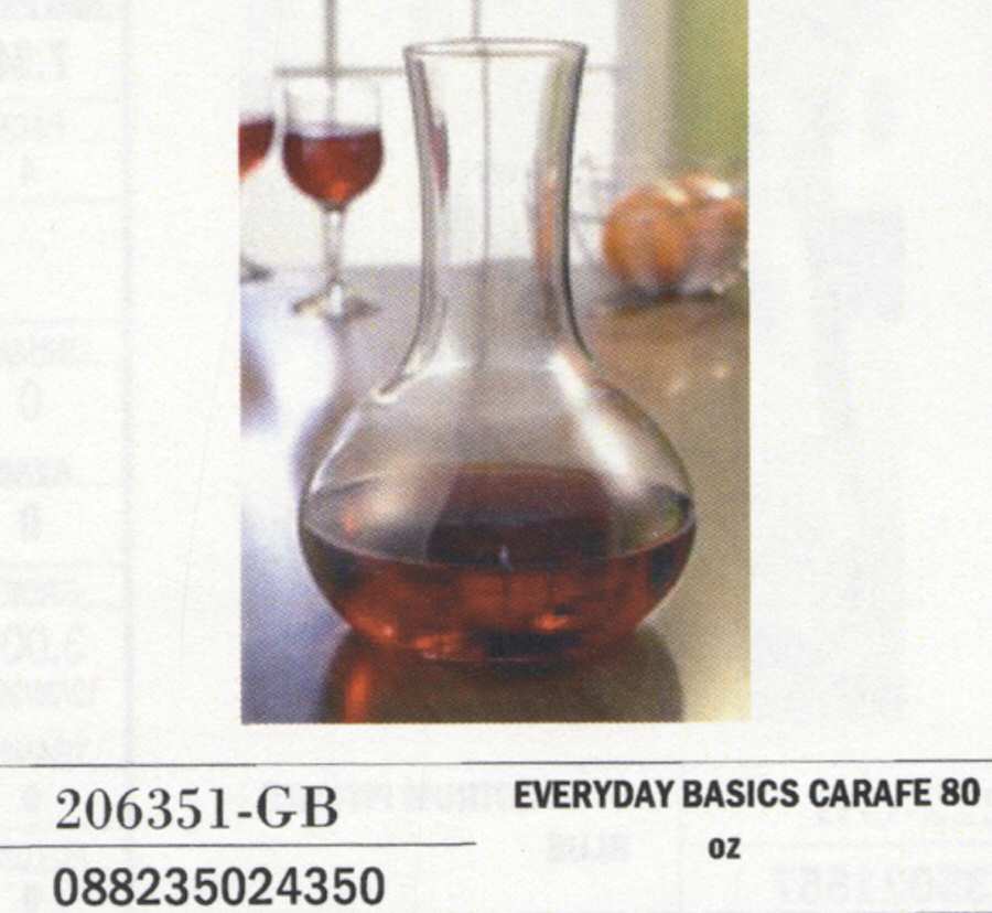 Everyday Basics Carafe by Crystal Clear Industries-1