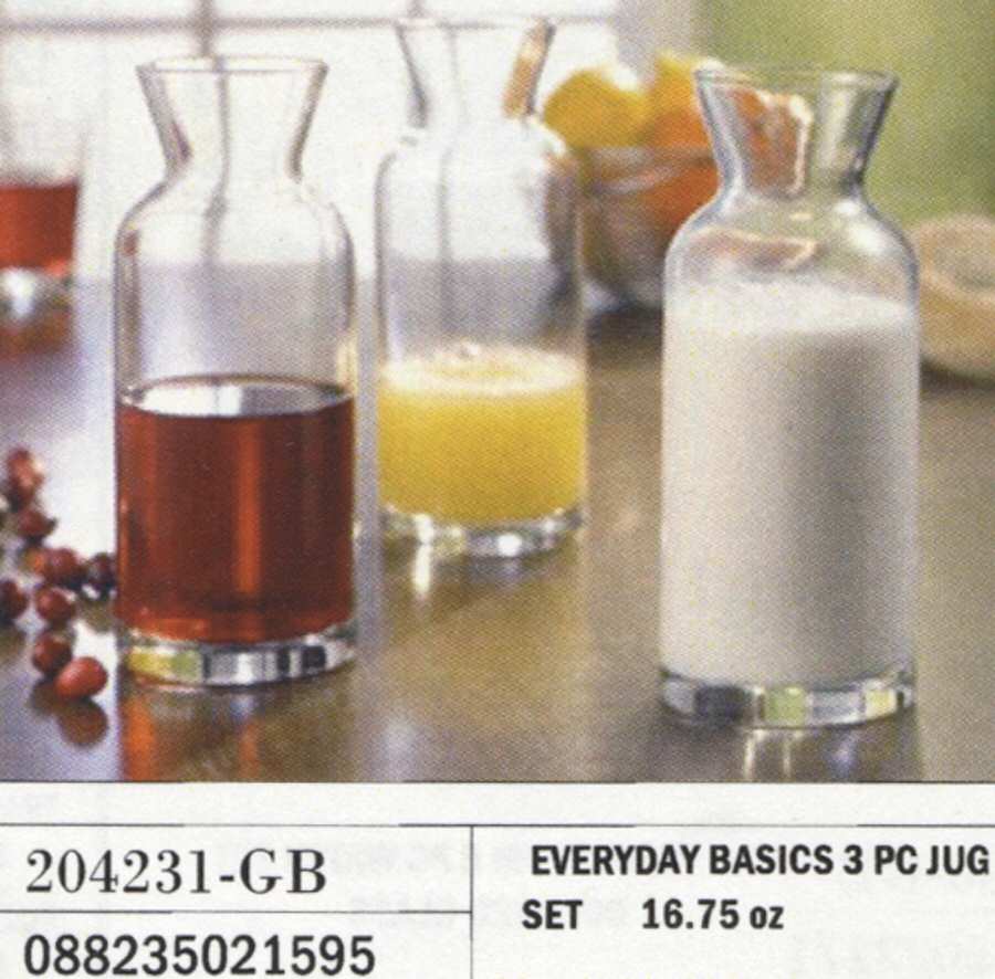 Everyday Basics Carafe by Crystal Clear Industries-1