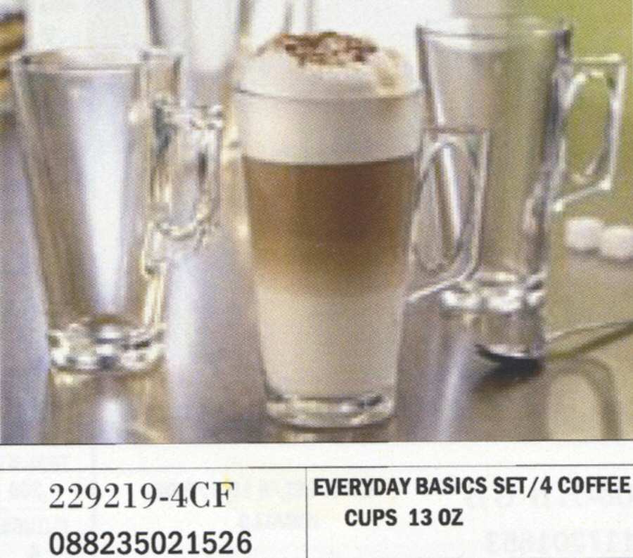 Everyday Basics Latte Mug by Crystal Clear Industries-1