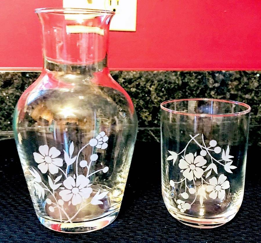 Printemps (2 Piece) Nite Set (Carafe & Tumbler) by Crystal Clear Industries-1