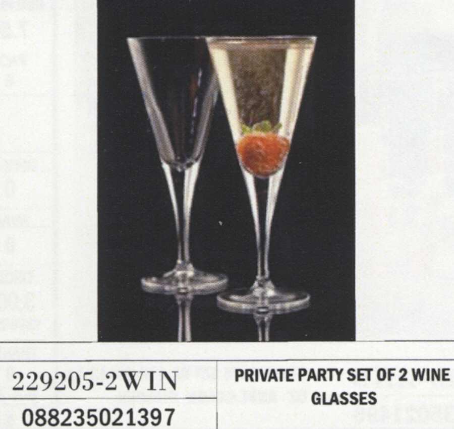 Private Party Wine Glass by Crystal Clear Industries-1