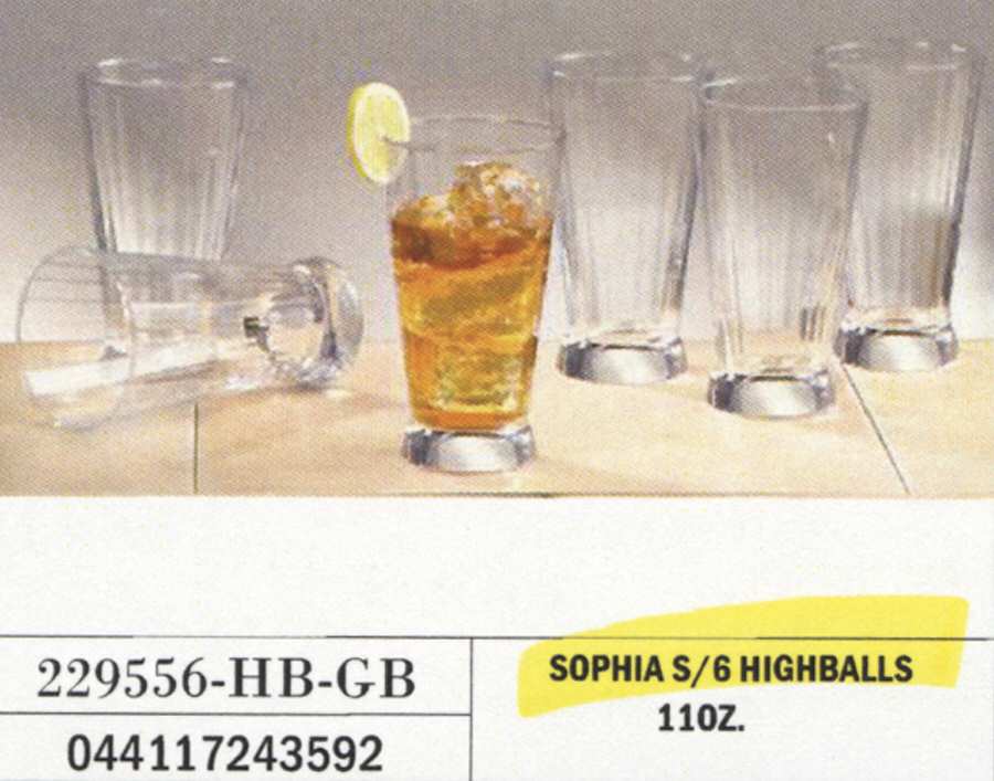 Sophia Highball Glass by Crystal Clear Industries-1