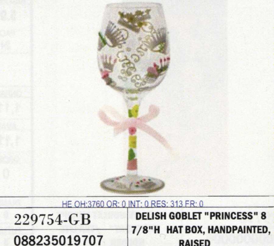 Delish Water Goblet by Crystal Clear Industries-1