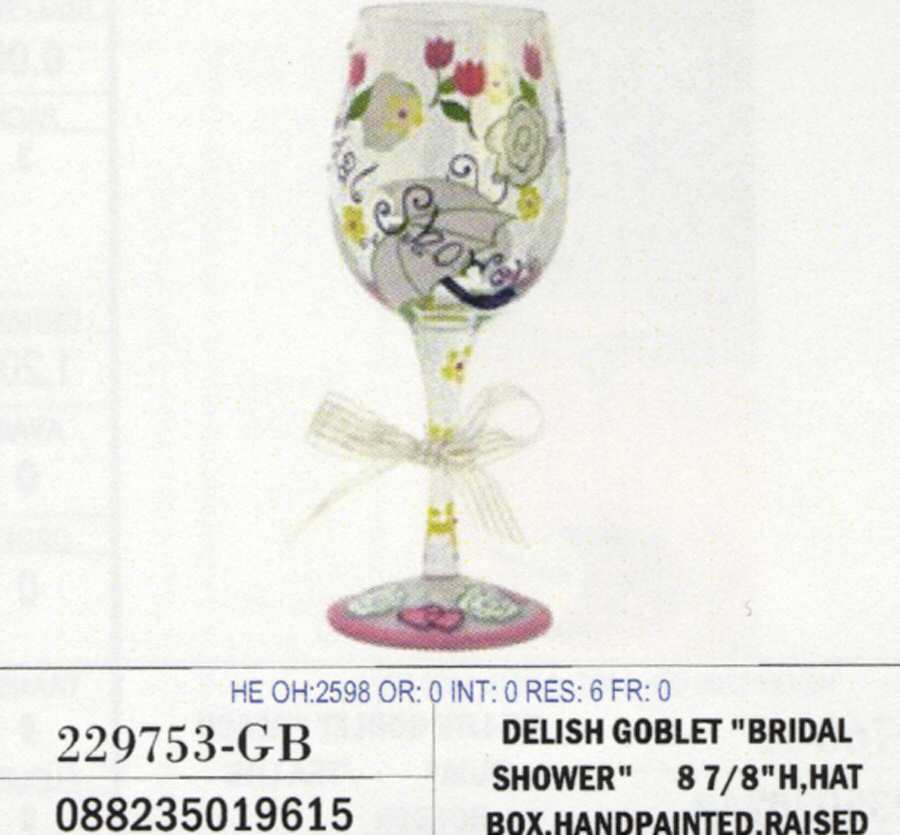 Delish Water Goblet by Crystal Clear Industries-1