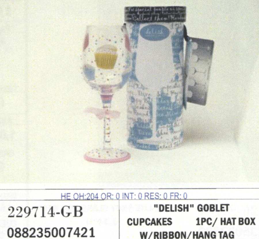 Delish Water Goblet by Crystal Clear Industries-1