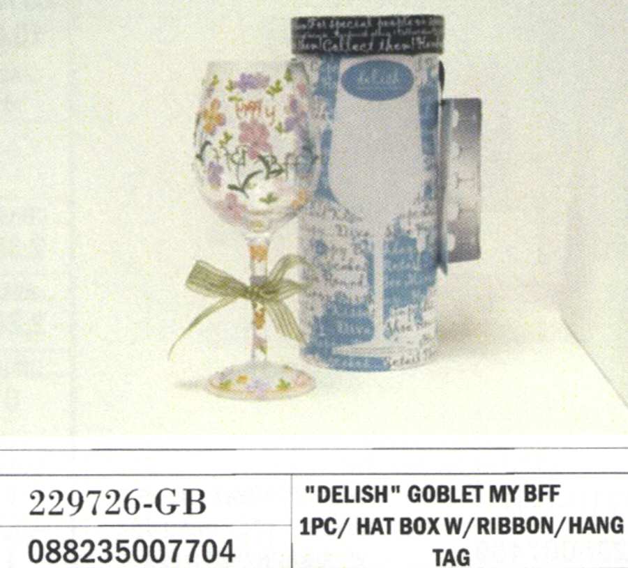 Delish Water Goblet by Crystal Clear Industries-1