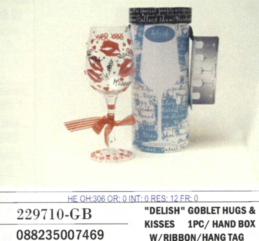 Delish Water Goblet by Crystal Clear Industries-1