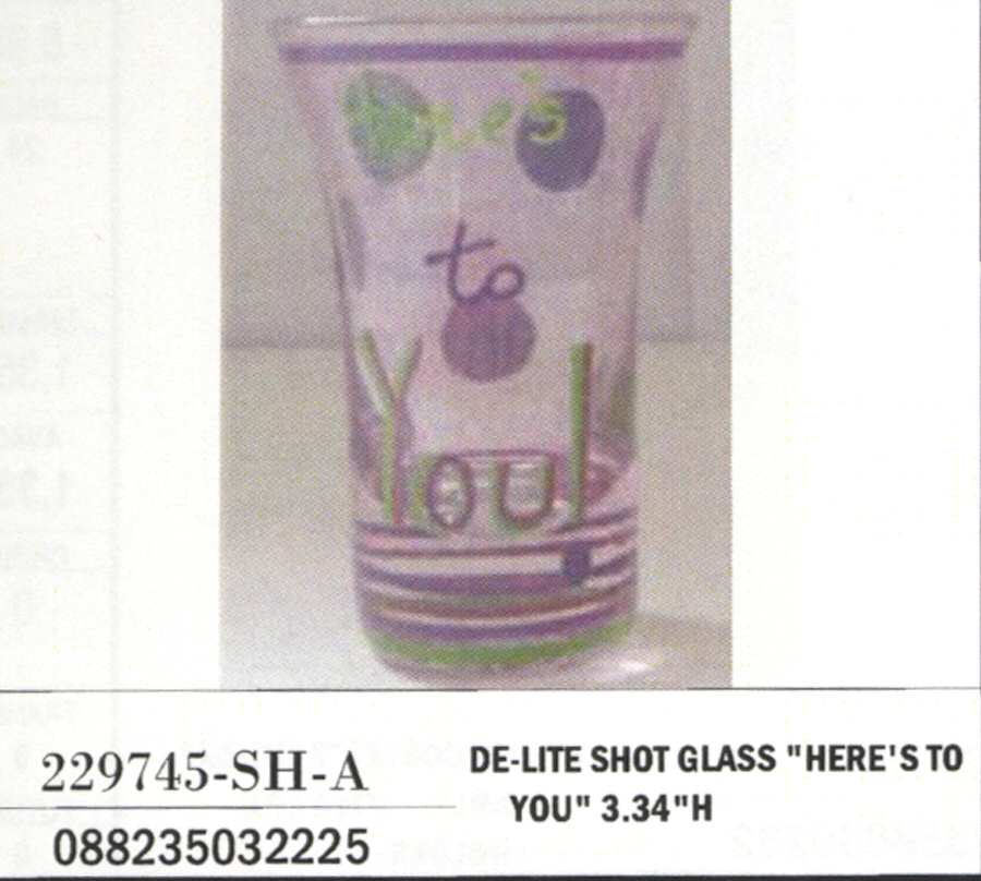 De Lite Shot Glass by Crystal Clear Industries-1