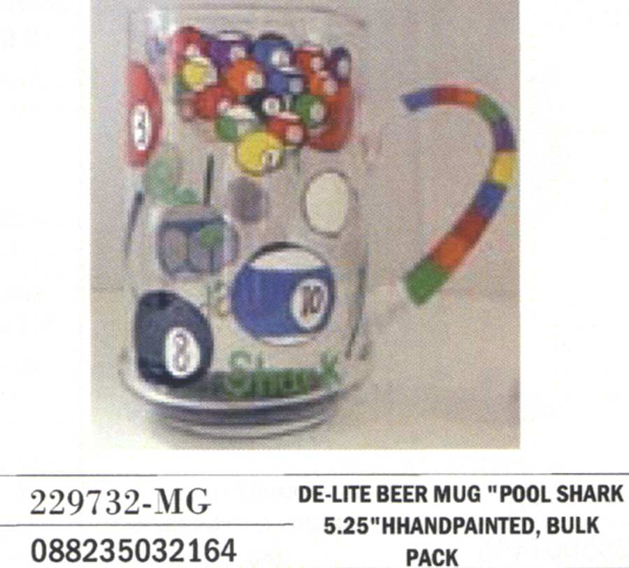 De Lite Beer Mug by Crystal Clear Industries-1
