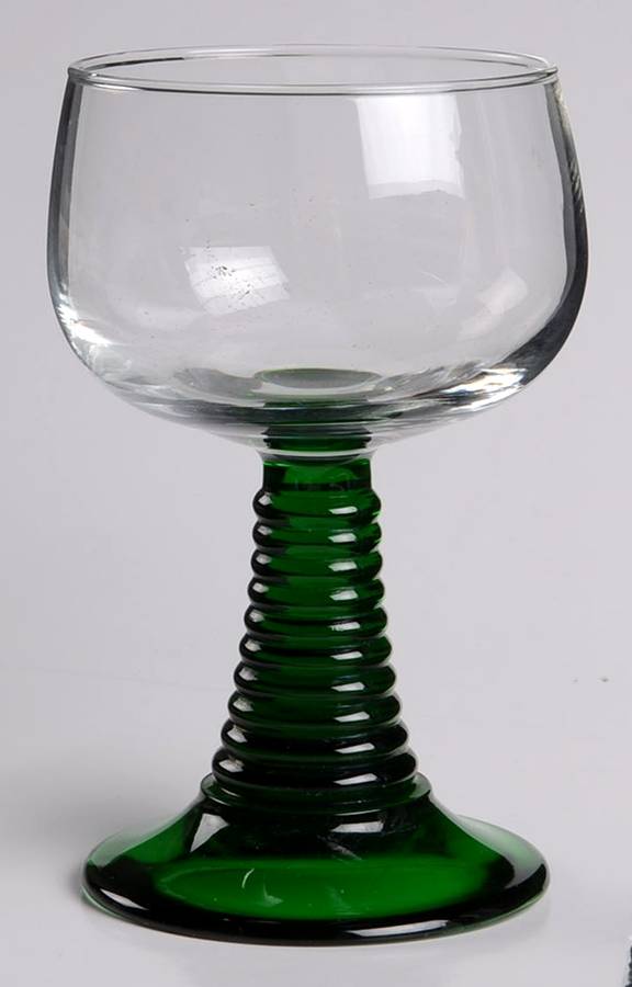 Roemer Green Wine Glass by Cristal D'Arques - Durand-1